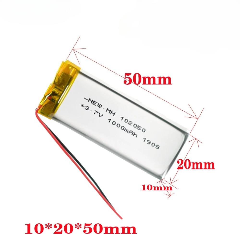Eachine Drone E58 - 3.7v 1000mah 102050 bateria li-po bateria