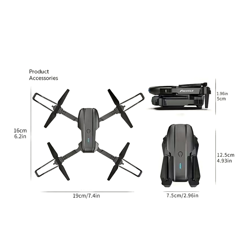 Drone RC Mini FACEGLE UAV E99, - Drone Battery Case avaliação e preço