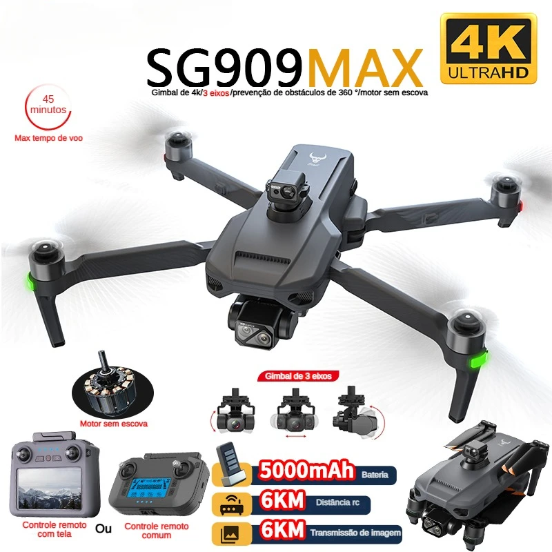 Zll sg909 sg909max drone profi - Drone Battery Case avaliação e preço